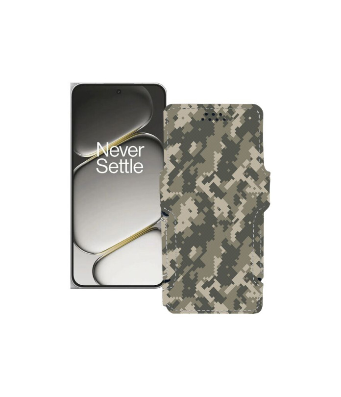 Чохол-книжка з екошкіри для телефону OnePlus Ace 6