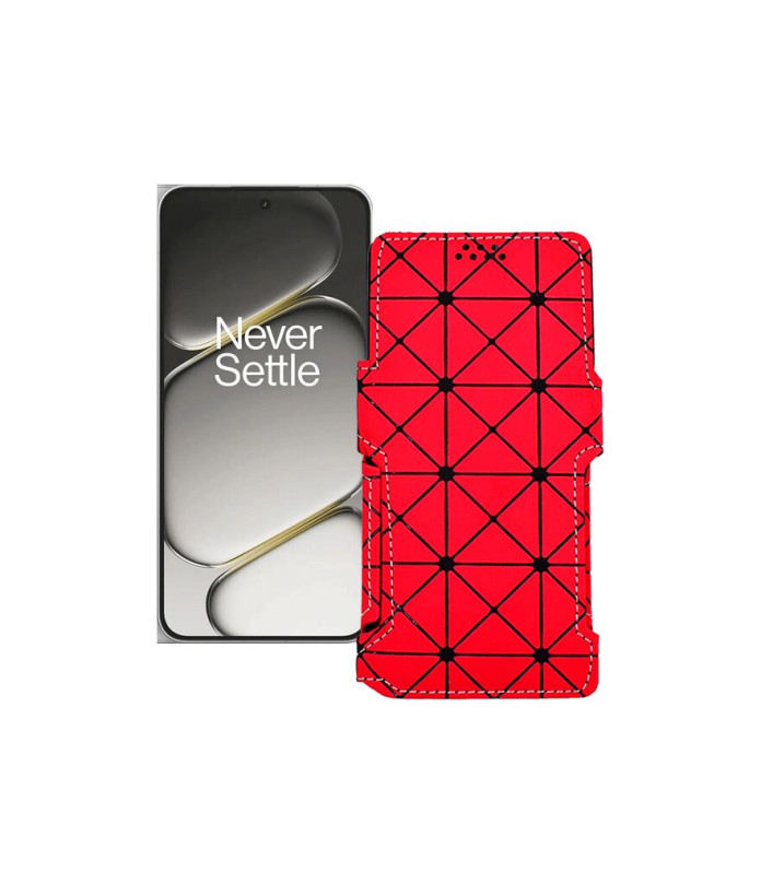 Чохол-книжка з екошкіри для телефону OnePlus Ace 6