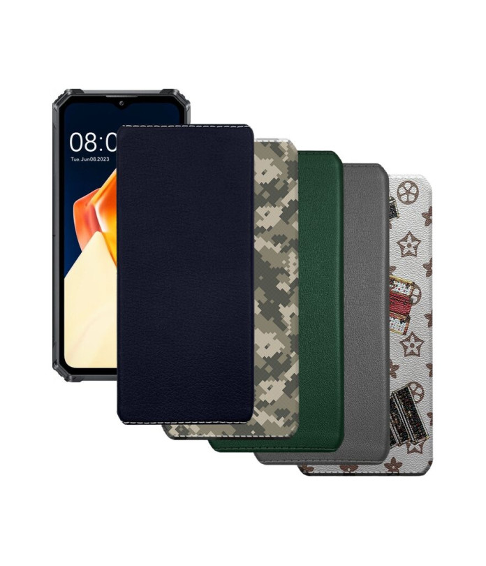 Накладка з екошкіри для телефону Oukitel G1