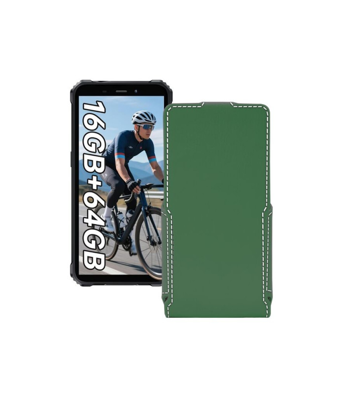 Чохол-флип з екошкіри для телефону Oukitel G3