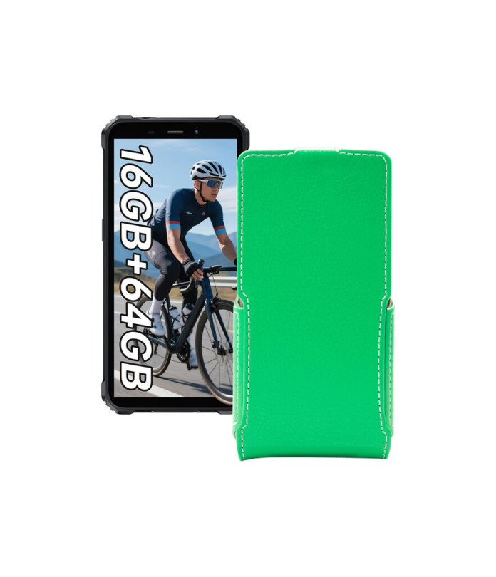Чохол-флип з екошкіри для телефону Oukitel G3