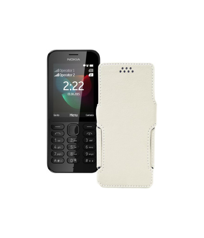 Чохол-книжка з екошкіри для телефону Nokia 222 Dual Sim