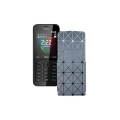 Чохол-флип з екошкіри для телефону Nokia 222 Dual Sim