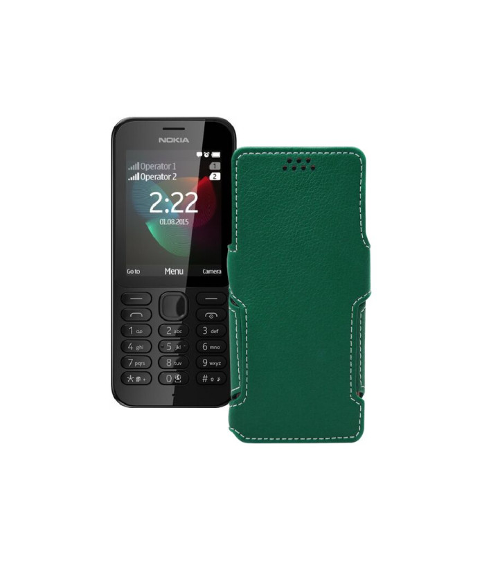 Чохол-книжка з екошкіри для телефону Nokia 222 Dual Sim