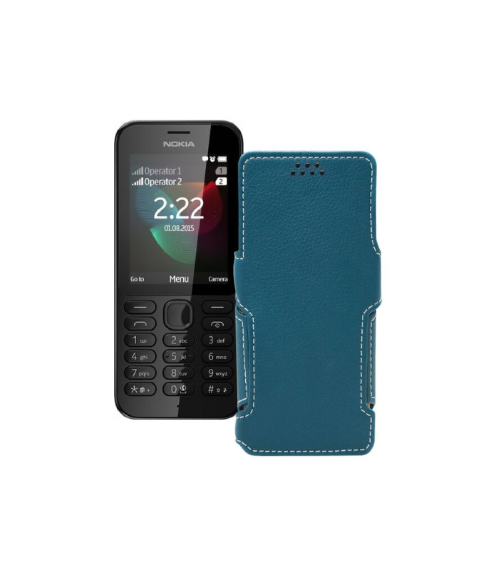 Чохол-книжка з екошкіри для телефону Nokia 222 Dual Sim