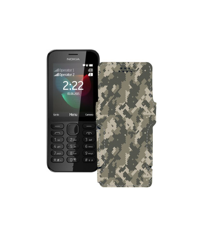 Чохол-книжка з екошкіри для телефону Nokia 222 Dual Sim