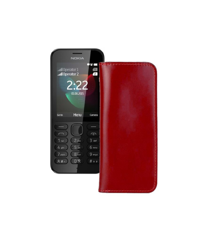 Портмоне з шкіри для телефону Nokia 222 Dual Sim