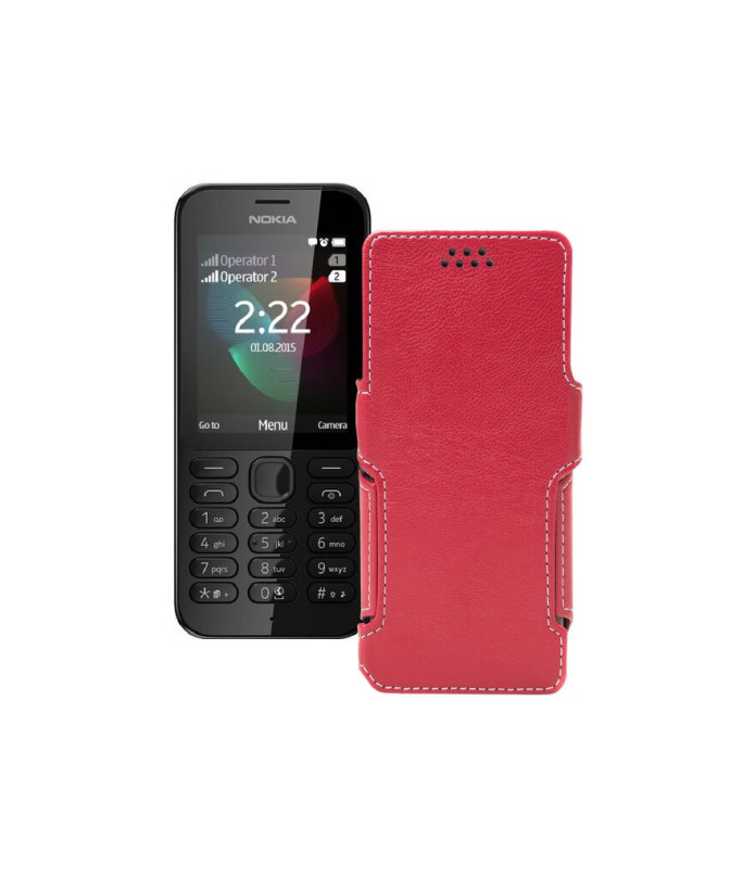 Чохол-книжка з екошкіри для телефону Nokia 222 Dual Sim