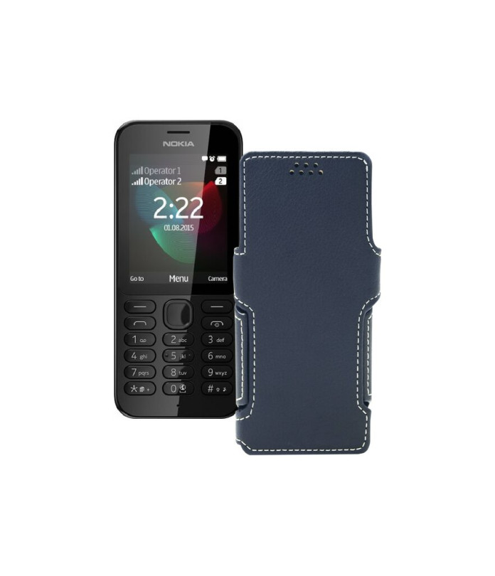 Чохол-книжка з екошкіри для телефону Nokia 222 Dual Sim