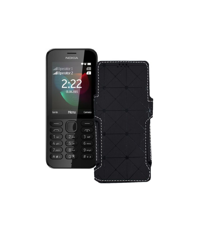 Чохол-книжка з екошкіри для телефону Nokia 222 Dual Sim