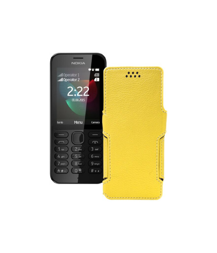 Чохол-книжка з екошкіри для телефону Nokia 222 Dual Sim