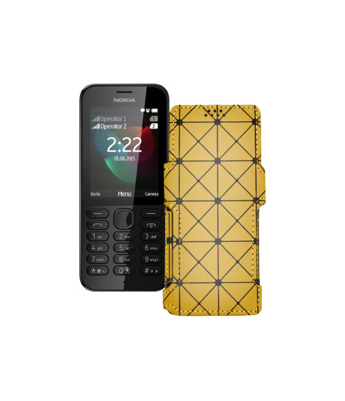 Чохол-книжка з екошкіри для телефону Nokia 222 Dual Sim