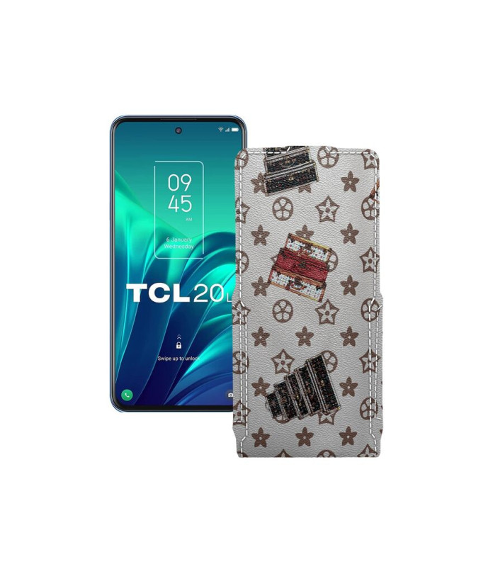 Чохол-флип з екошкіри для телефону TCL 20L