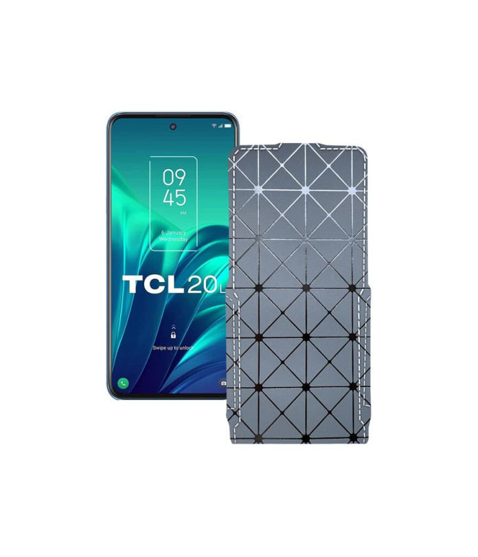 Чохол-флип з екошкіри для телефону TCL 20L