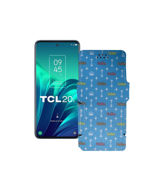 Чохол-книжка з екошкіри для телефону TCL 20L