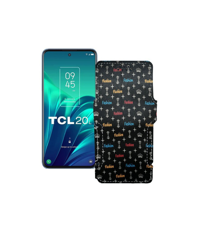 Чохол-книжка з екошкіри для телефону TCL 20L