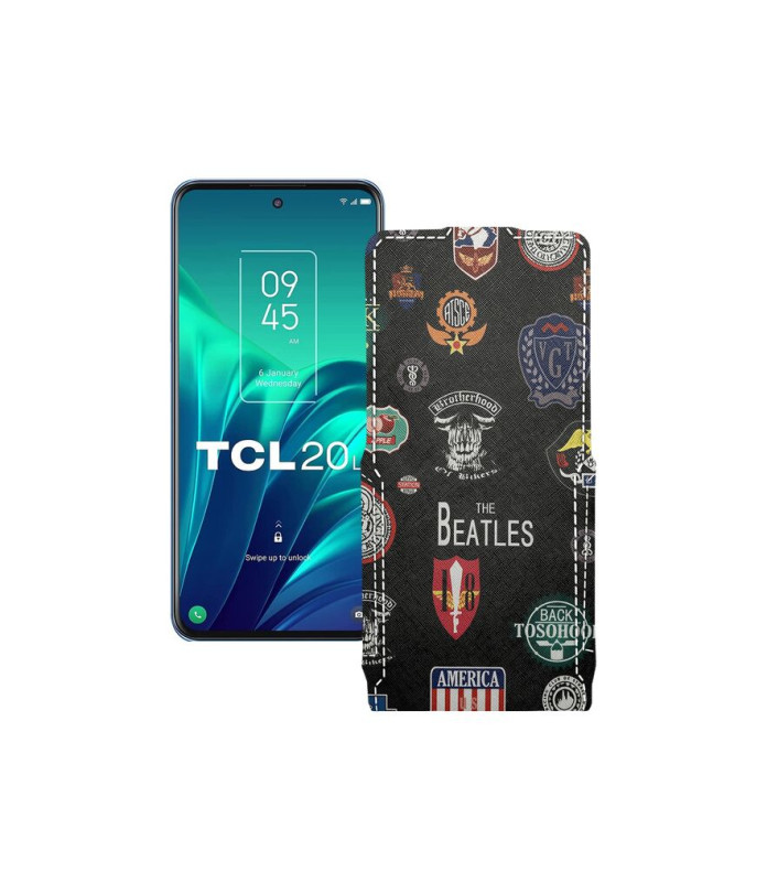 Чохол-флип з екошкіри для телефону TCL 20L