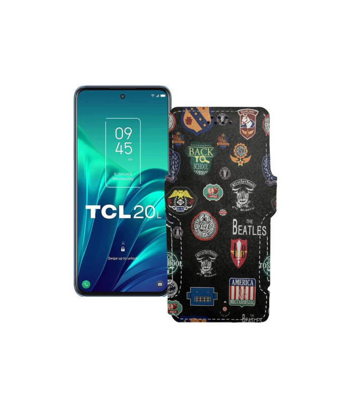 Чохол-книжка з екошкіри для телефону TCL 20L