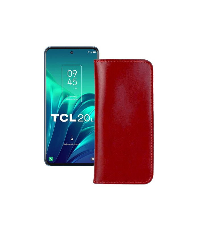 Портмоне з шкіри для телефону TCL 20L