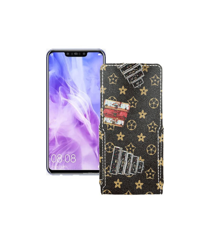 Чохол-флип з екошкіри для телефону Huawei nova 3i