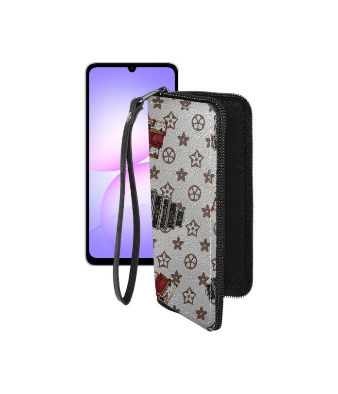 Чохол-гаманець з екошкіри для телефону Samsung Galaxy A07 5G (A076)