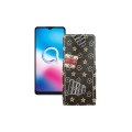 Чохол-флип з екошкіри для телефону Alcatel 3x 2020