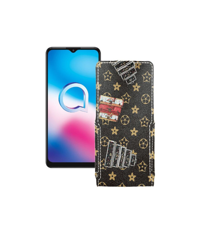 Чохол-флип з екошкіри для телефону Alcatel 3x 2020