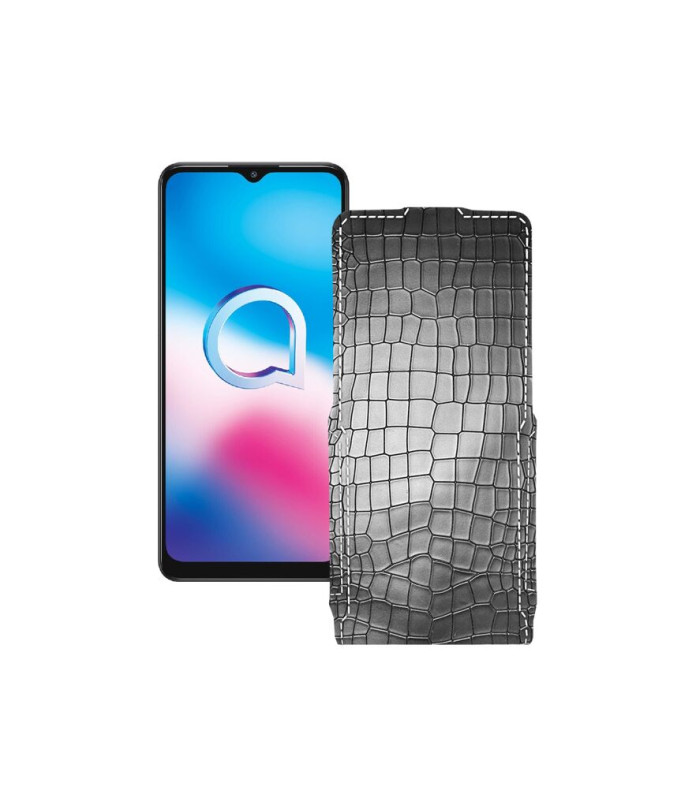 Чохол-флип з екошкіри для телефону Alcatel 3x 2020