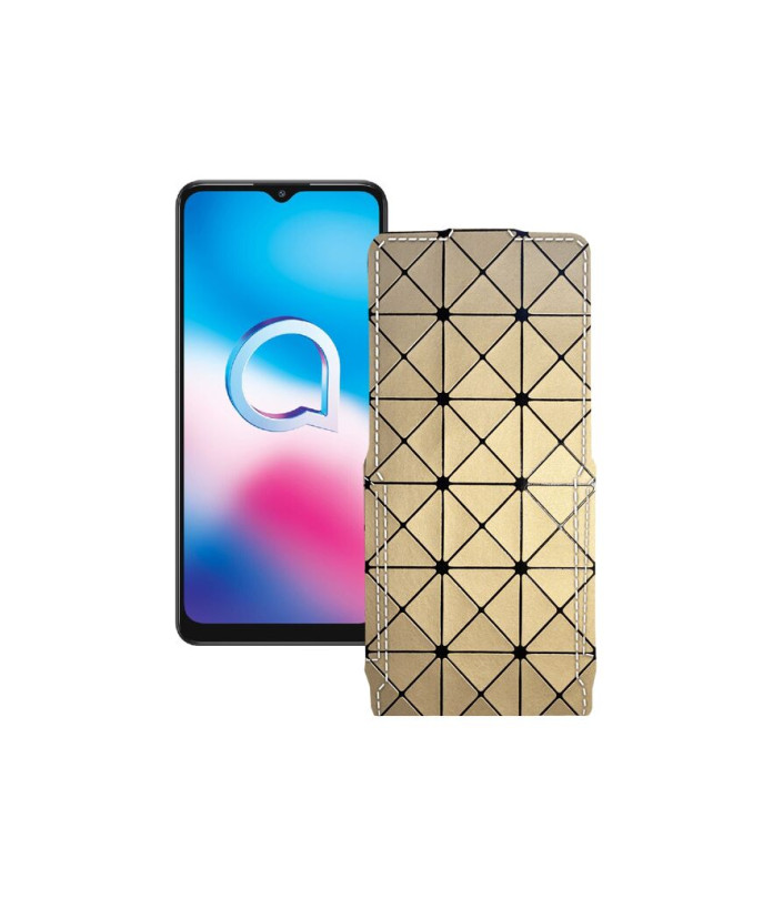 Чохол-флип з екошкіри для телефону Alcatel 3x 2020