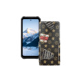Чохол-флип з екошкіри для телефону Fossibot F107 Pro