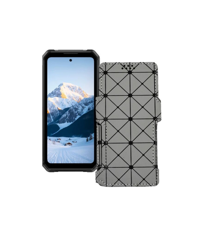 Чохол-книжка з екошкіри для телефону Fossibot F107 Pro