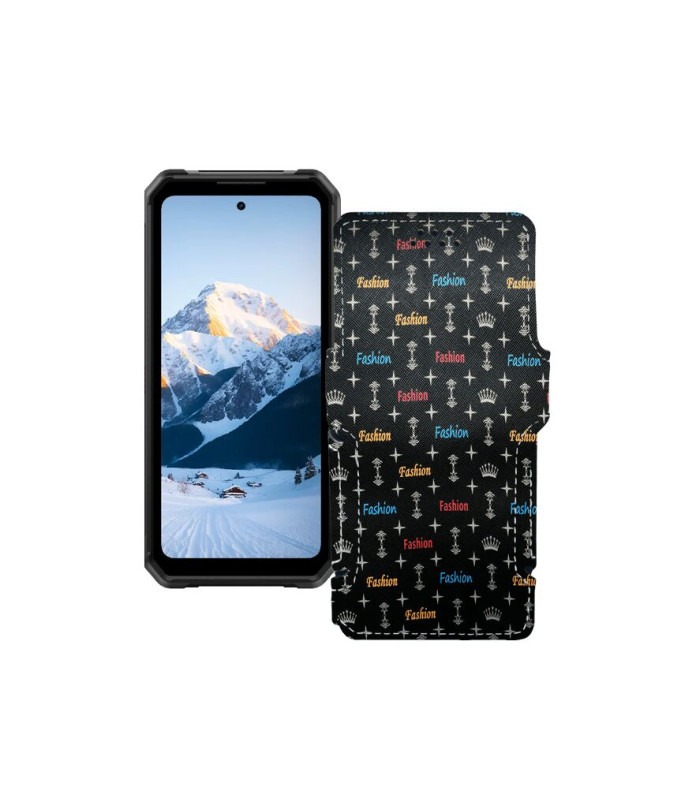 Чохол-книжка з екошкіри для телефону Fossibot F107 Pro