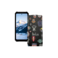 Чохол-флип з екошкіри для телефону Fossibot F107 Pro