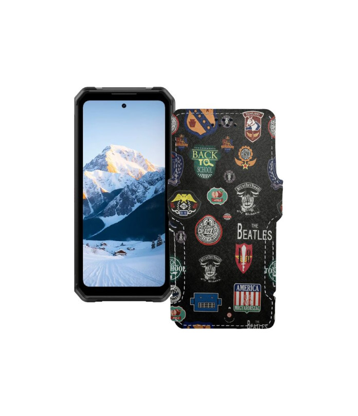 Чохол-книжка з екошкіри для телефону Fossibot F107 Pro