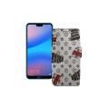 Чохол-книжка з екошкіри для телефону Huawei Nova 3e