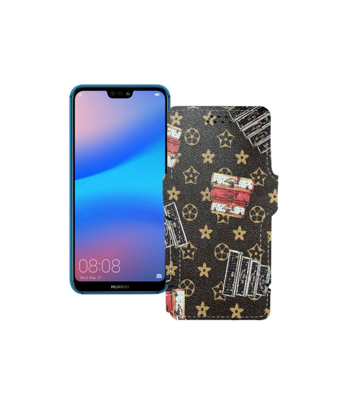 Чохол-книжка з екошкіри для телефону Huawei Nova 3e