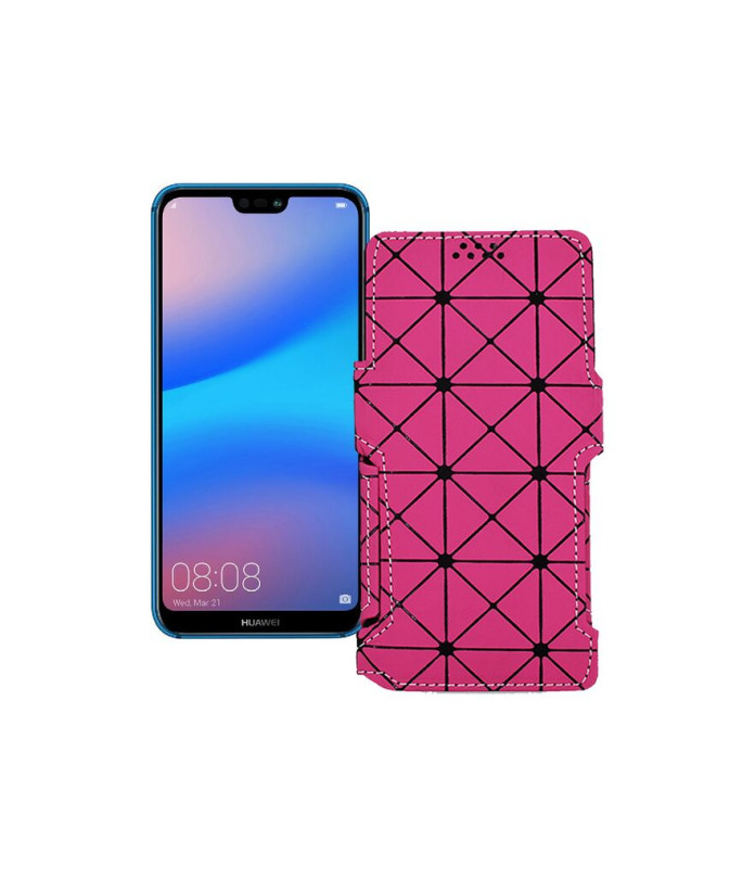 Чохол-книжка з екошкіри для телефону Huawei Nova 3e