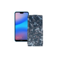 Чохол-флип з екошкіри для телефону Huawei Nova 3e