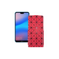 Чохол-флип з екошкіри для телефону Huawei Nova 3e