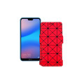 Чохол-книжка з екошкіри для телефону Huawei Nova 3e