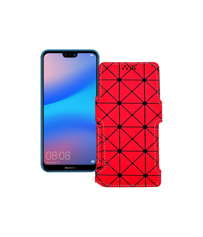 Чохол-книжка з екошкіри для телефону Huawei Nova 3e