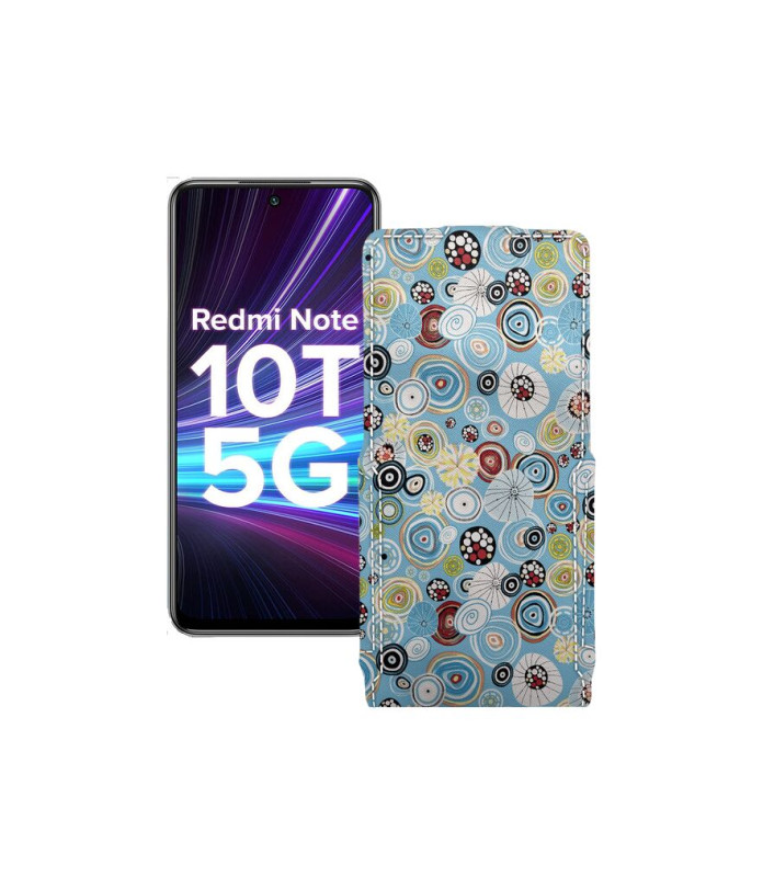 Чохол-флип з екошкіри для телефону Xiaomi Redmi Note 10T 5G 2021