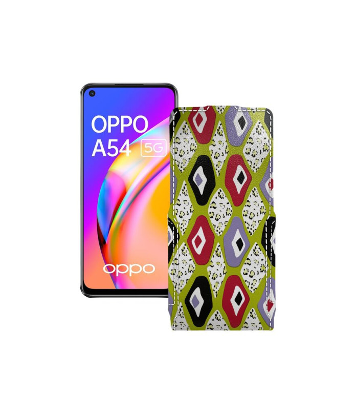 Чохол-флип з екошкіри для телефону OPPO A54 5G