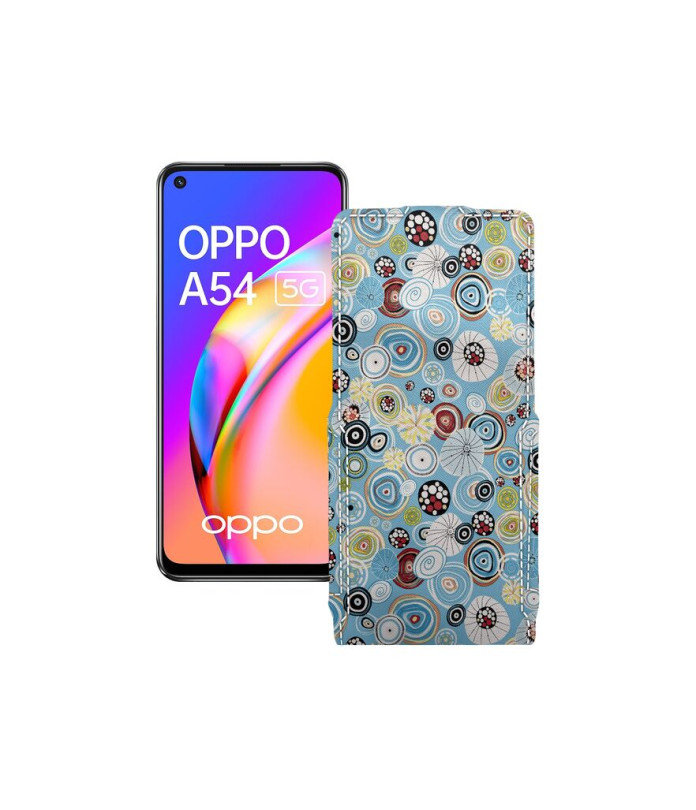 Чохол-флип з екошкіри для телефону OPPO A54 5G