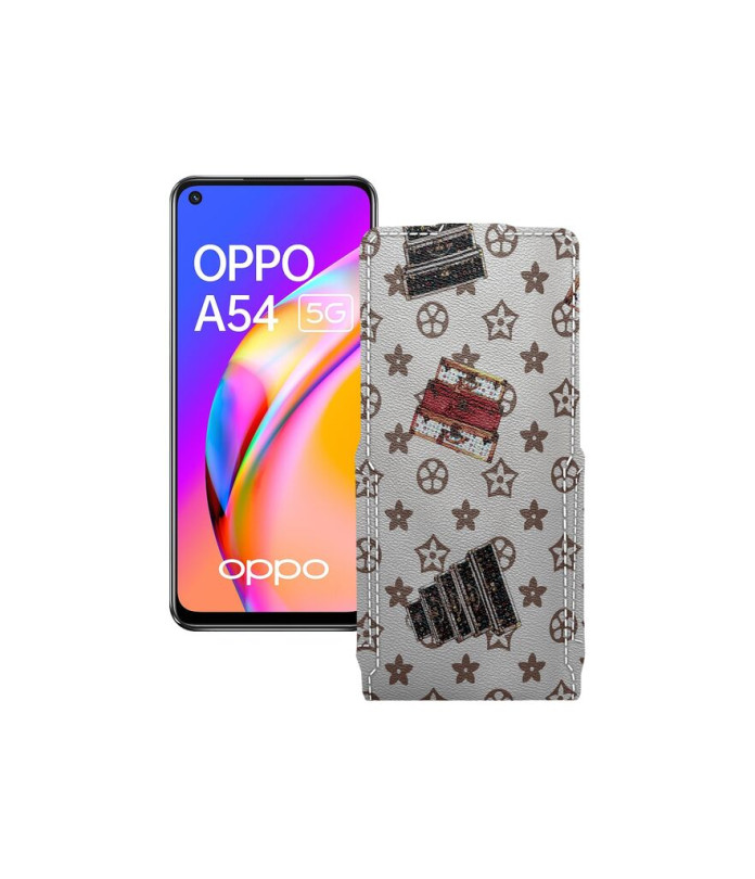 Чохол-флип з екошкіри для телефону OPPO A54 5G