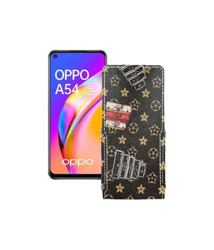 Чохол-флип з екошкіри для телефону OPPO A54 5G