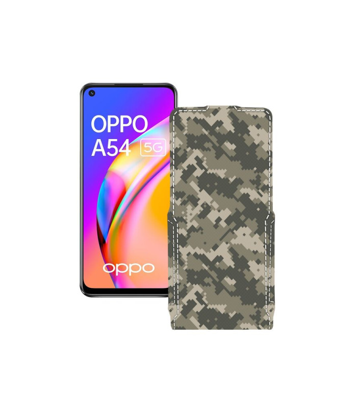 Чохол-флип з екошкіри для телефону OPPO A54 5G