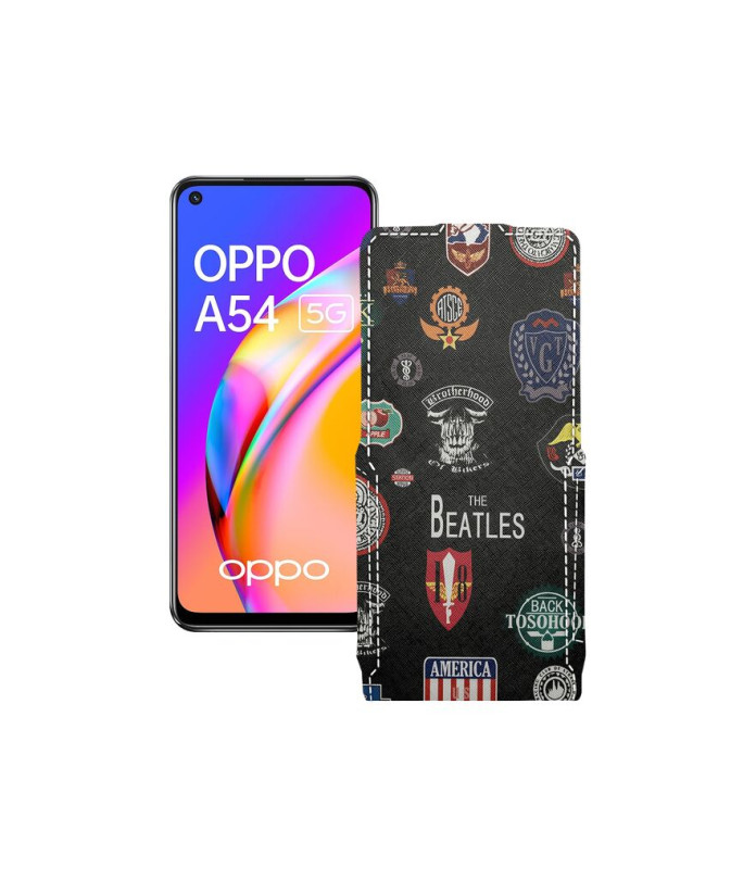 Чохол-флип з екошкіри для телефону OPPO A54 5G