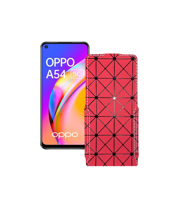 Чохол-флип з екошкіри для телефону OPPO A54 5G