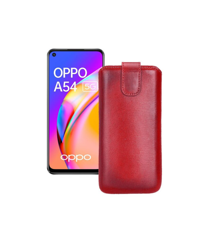 Витяжка з екошкіри для телефону OPPO A54 5G